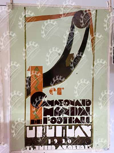 1930 - Cartel Conmemorativo 1er campeonato de Football